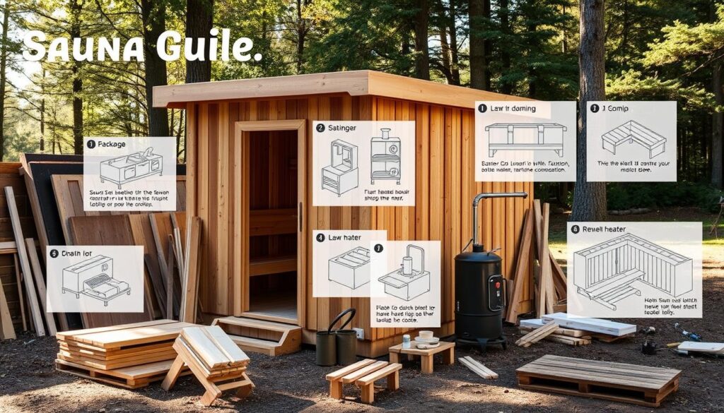 Sauna Bauanleitung Schritt für Schritt