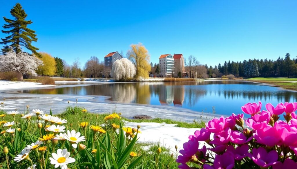 Frühlingsvergleich in Schweden