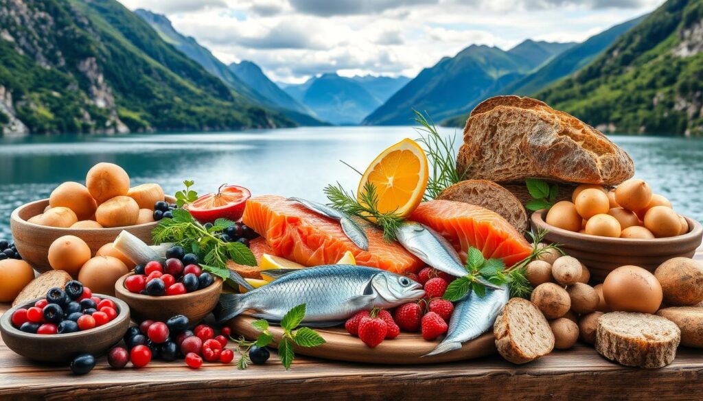 Kulinarische Spezialitäten der schweden Fjorde