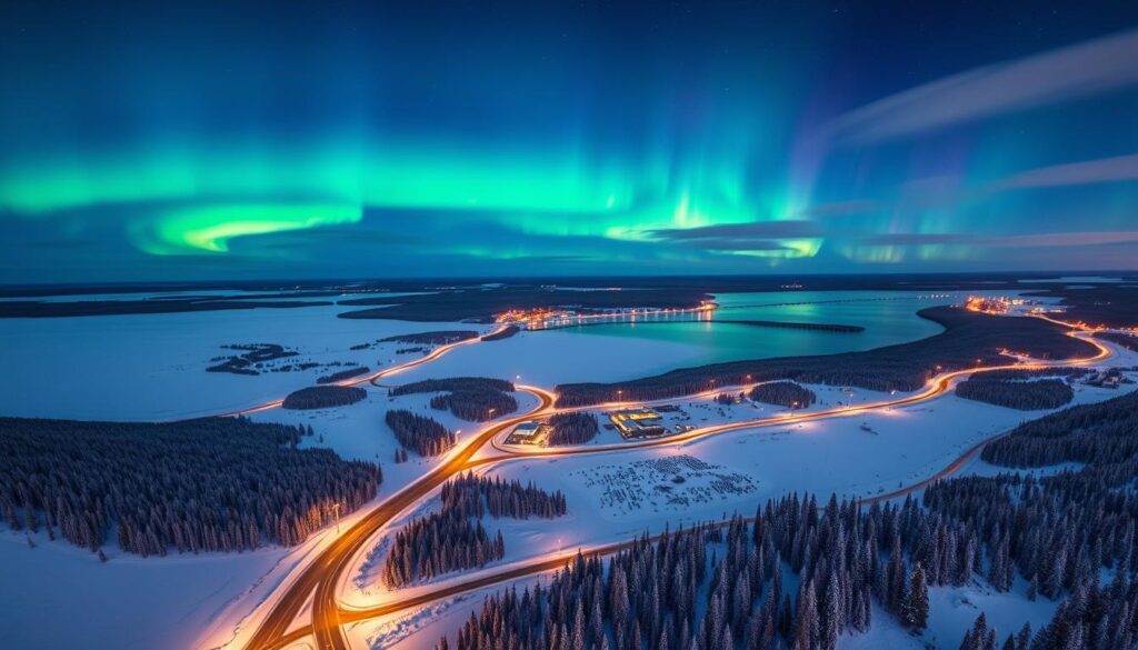 Lappland Reiseroute 1 Woche