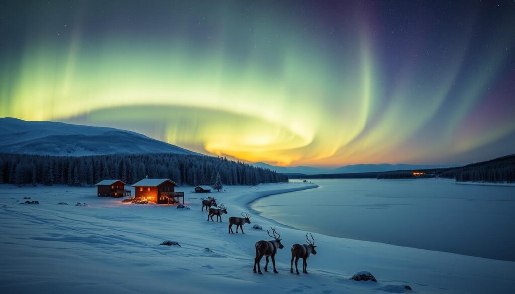 Lappland Reiseroute 2 Wochen