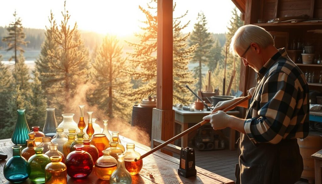 Nachhaltige Glasproduktion in Schweden