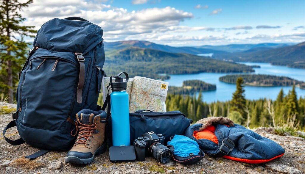 Reiseausrüstung für Schwedenrundreise