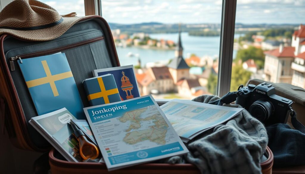 Reisevorbereitungen für Jönköping
