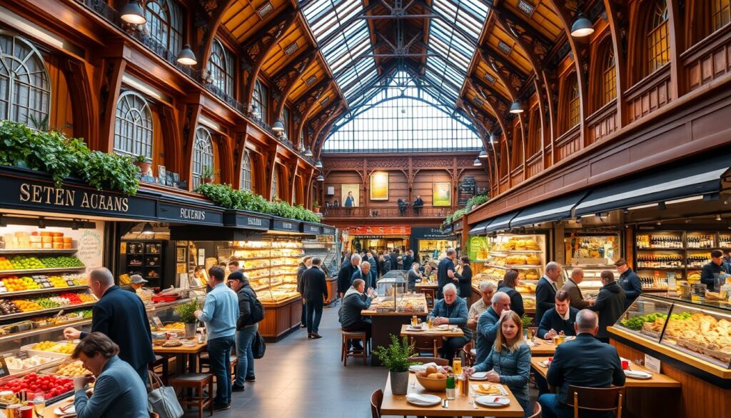 Restaurants in Östermalms Saluhall