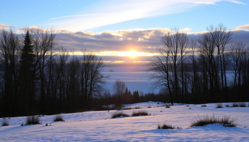 Sonnenstunden in Schweden im März