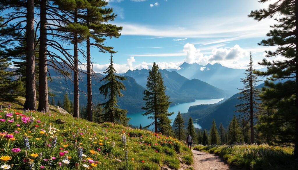 Wandern in Schweden Berglandschaft