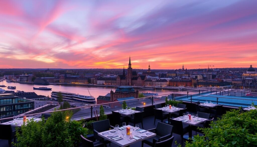 Rooftop Restaurant Stockholm Panorama