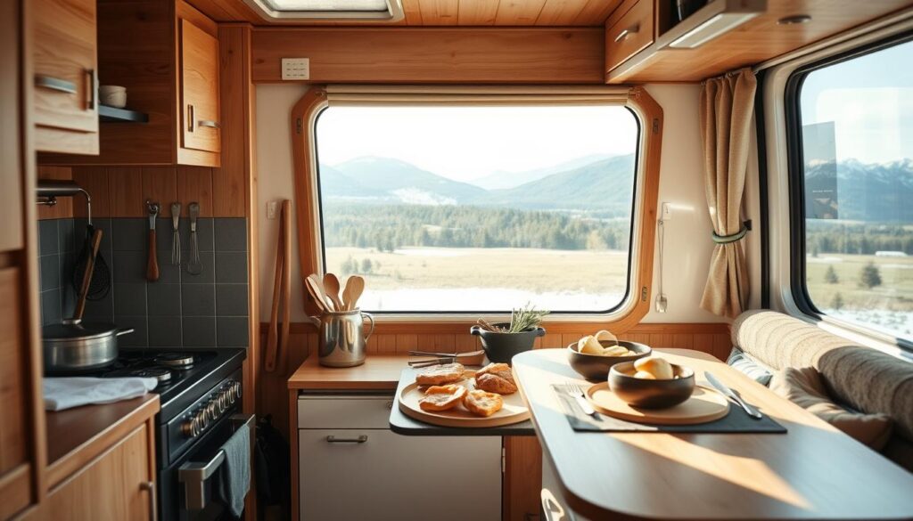 Schwedische Küche im Wohnmobil