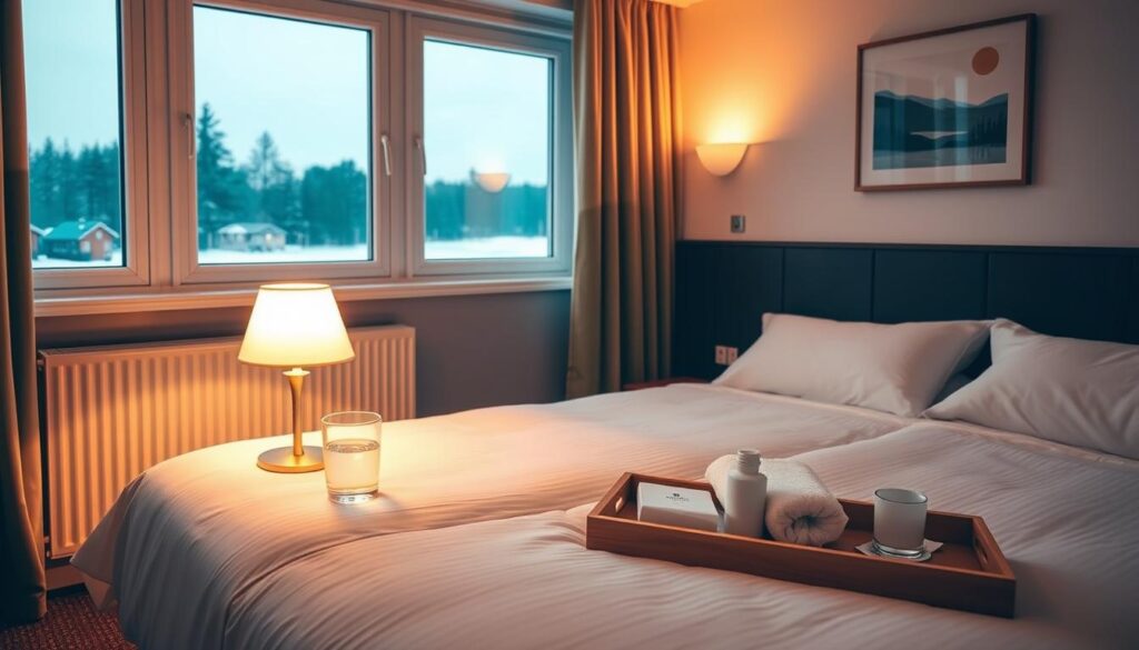 Schwedisches Hotelzimmer Trinkgeld Service