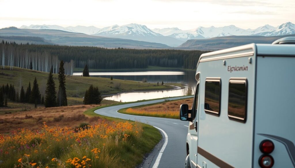Wohnmobil-Routen Schweden Landschaftsansicht
