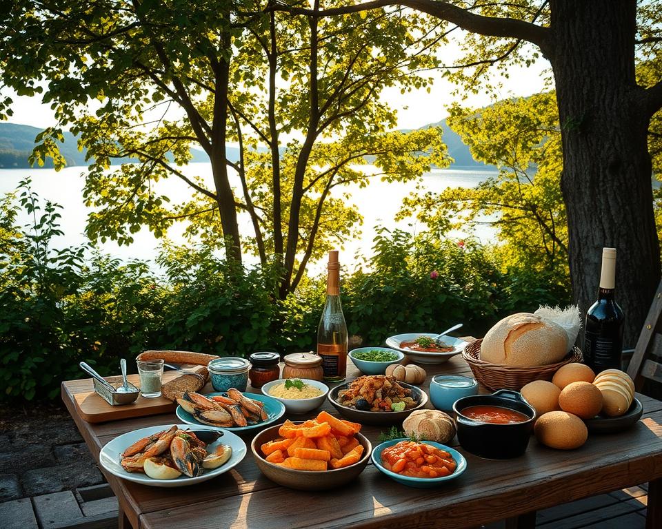 Schwedische Küche auf Fjäderholmarna