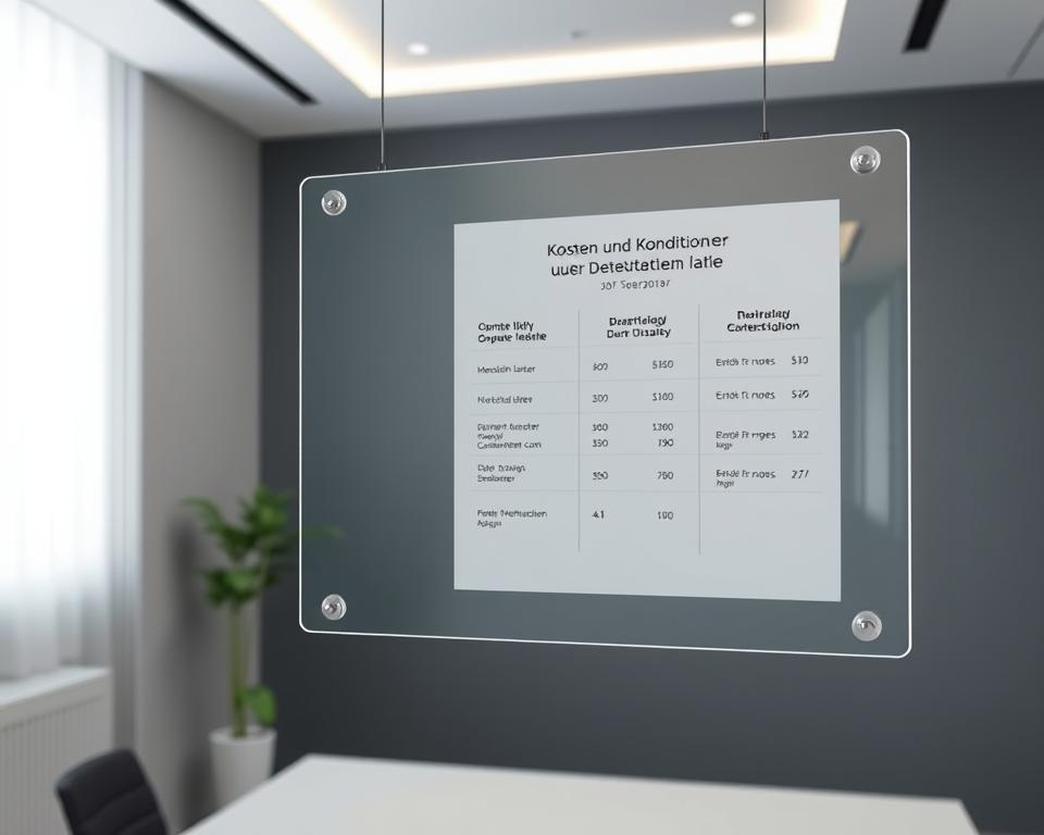 Transparente Preisgestaltung