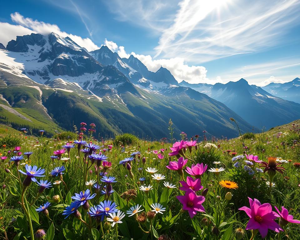 Alpine Pflanzen Schweden Berglandschaft