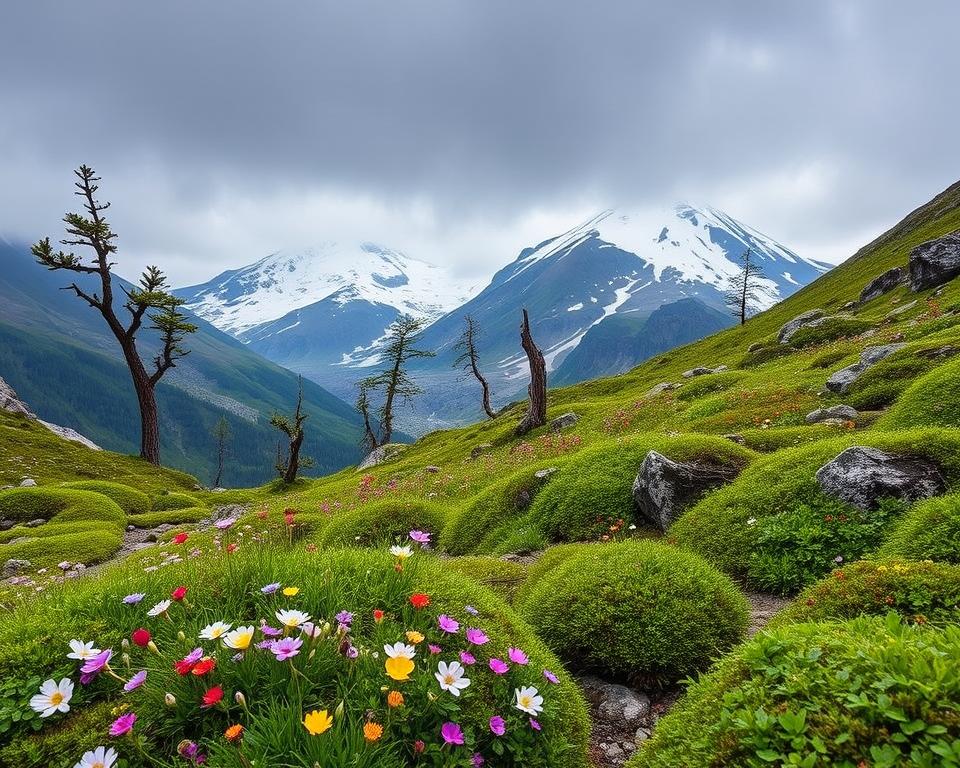 Alpine Vegetation am Kebnekaise