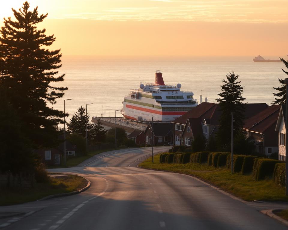 Anfahrt Fährhafen Travemünde