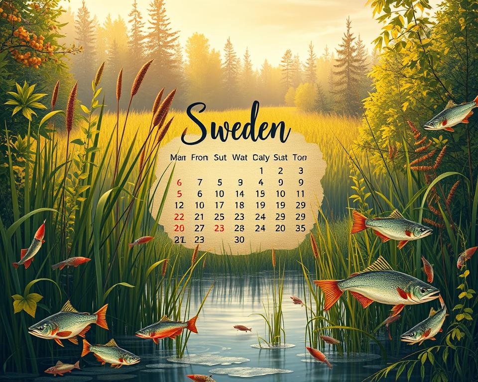 Angelkalender Schweden Saisonzeiten Angelkalender Schweden Saisonzeiten
