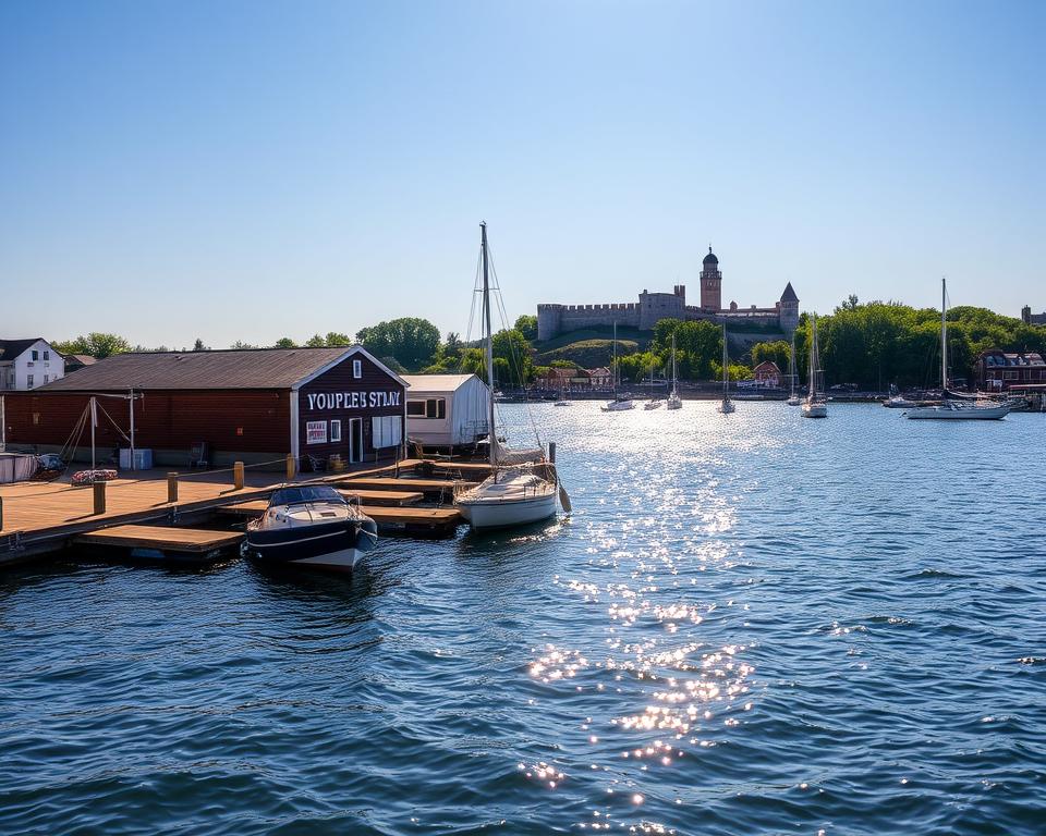 Anlegestellen Vaxholm Fähre