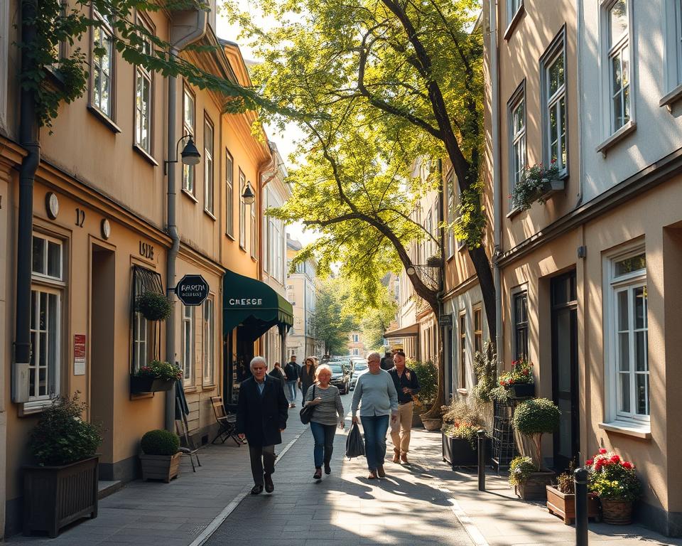 Authentisches Malmö Einheimischen-Viertel