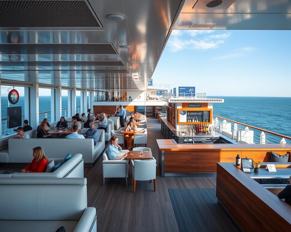 Fähre Bordeinrichtungen und Entertainment