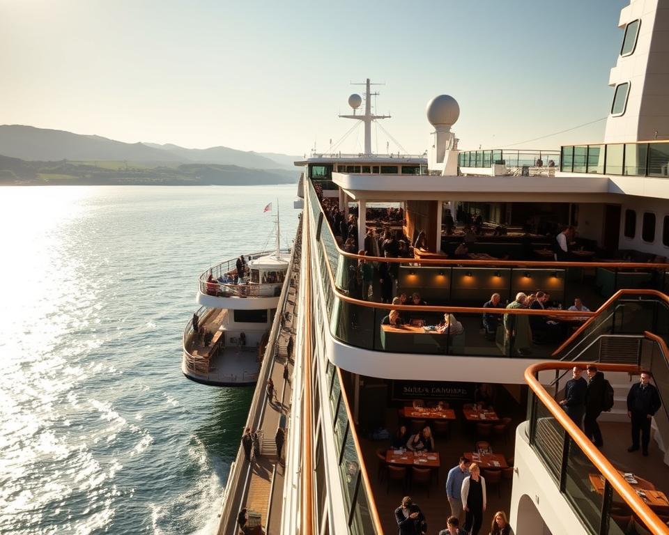 Fähre Bordrestaurants und Unterhaltung
