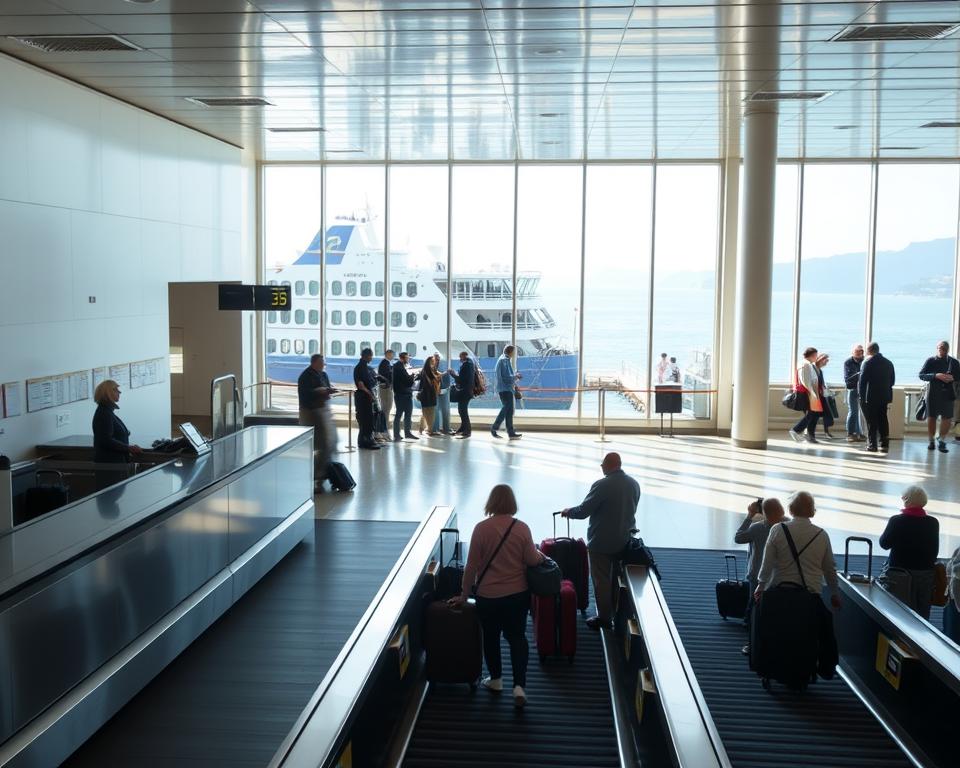 Fähre Gepäckregeln und Check-in Vorgang