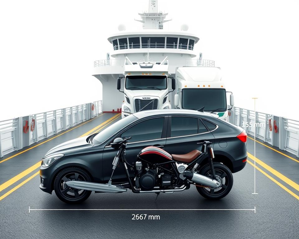 Fahrzeugmaße Fähre Überblick