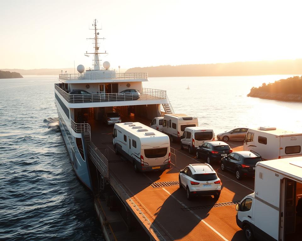Fahrzeugmitnahme auf Fähre Fahrzeugmitnahme auf Fähre