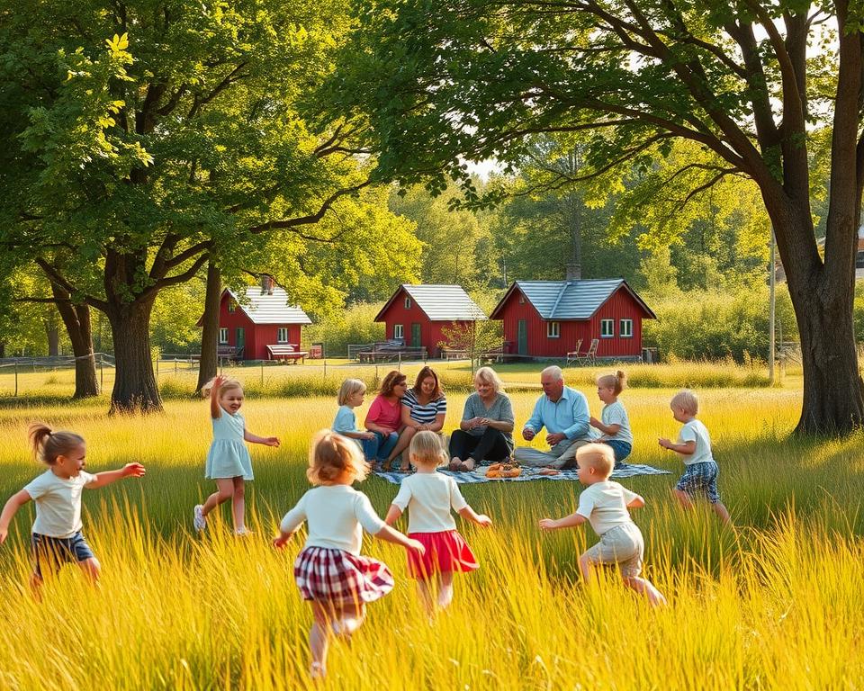 Familienaktivitäten in Bullerbü Familienaktivitäten in Bullerbü