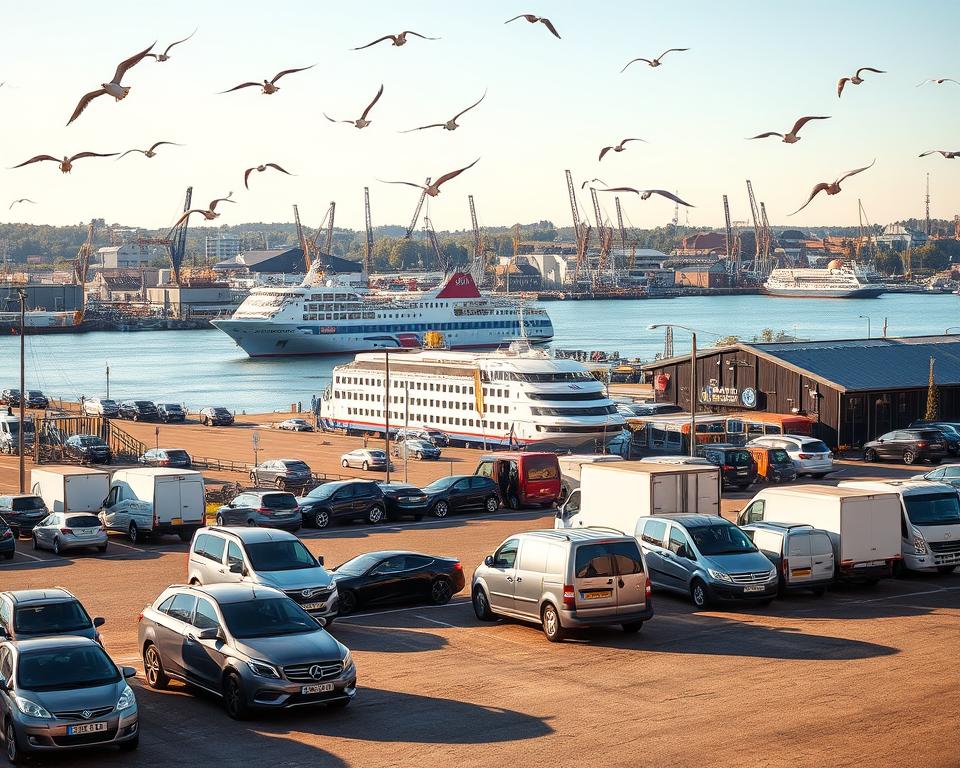 Frederikshavn Hafen Parkplatz