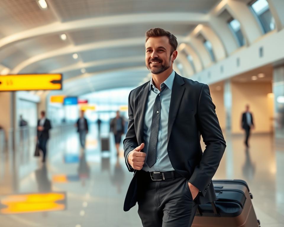 Geschäftsreisende Got Airport Service