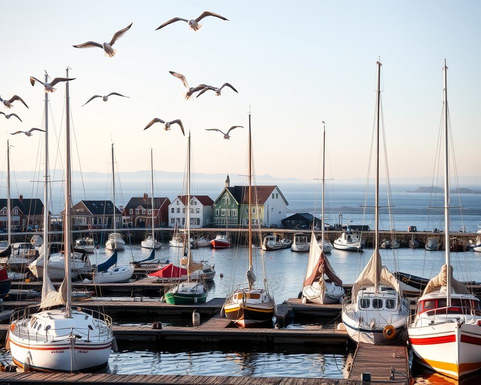 Hafen Karlshamn maritimes Flair