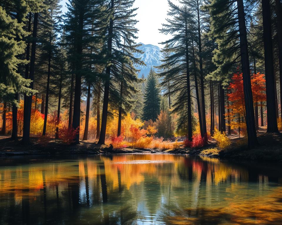 Jahreszeiten in Schweden Naturlandschaft