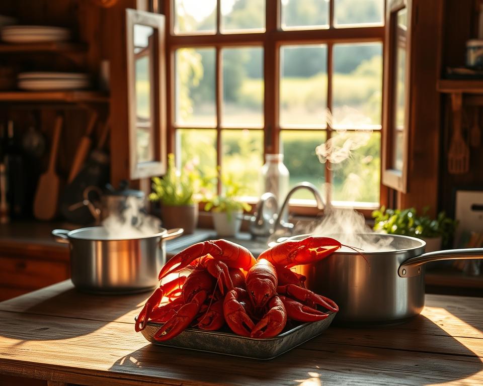 Krebse kochen schwedische Methode