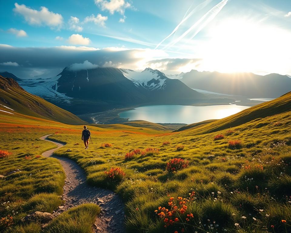 Kungsleden Wanderweg Landschaft