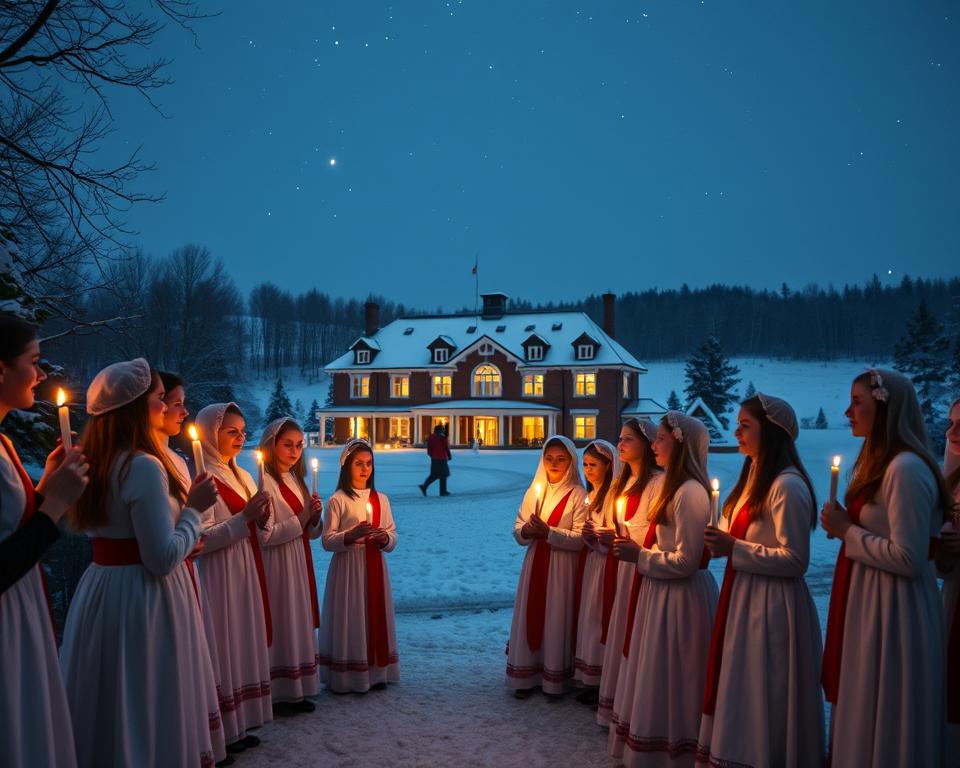 Lucia-Feier in Schweden