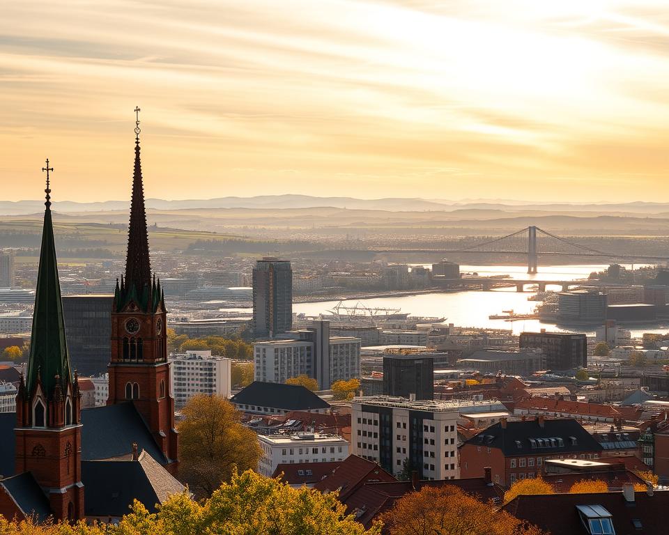 Malmö Stadtansicht Sehenswürdigkeiten