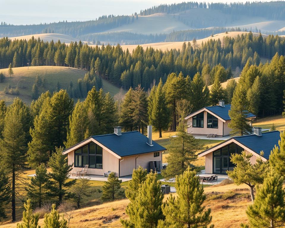 Moderne Ferienhäuser in Schweden