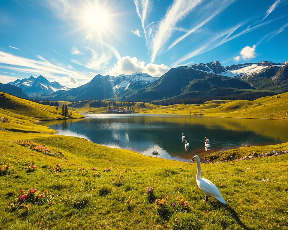 Naturparks Schweden Landschaft