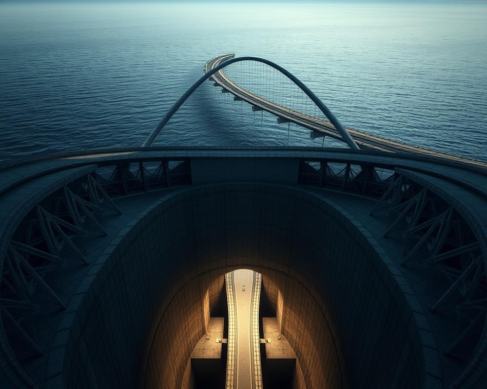 Öresund Tunnel-Brücken-Komplex