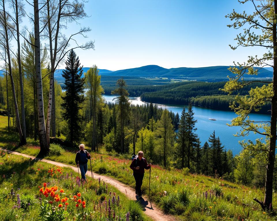 Outdoor-Aktivitäten Schonen