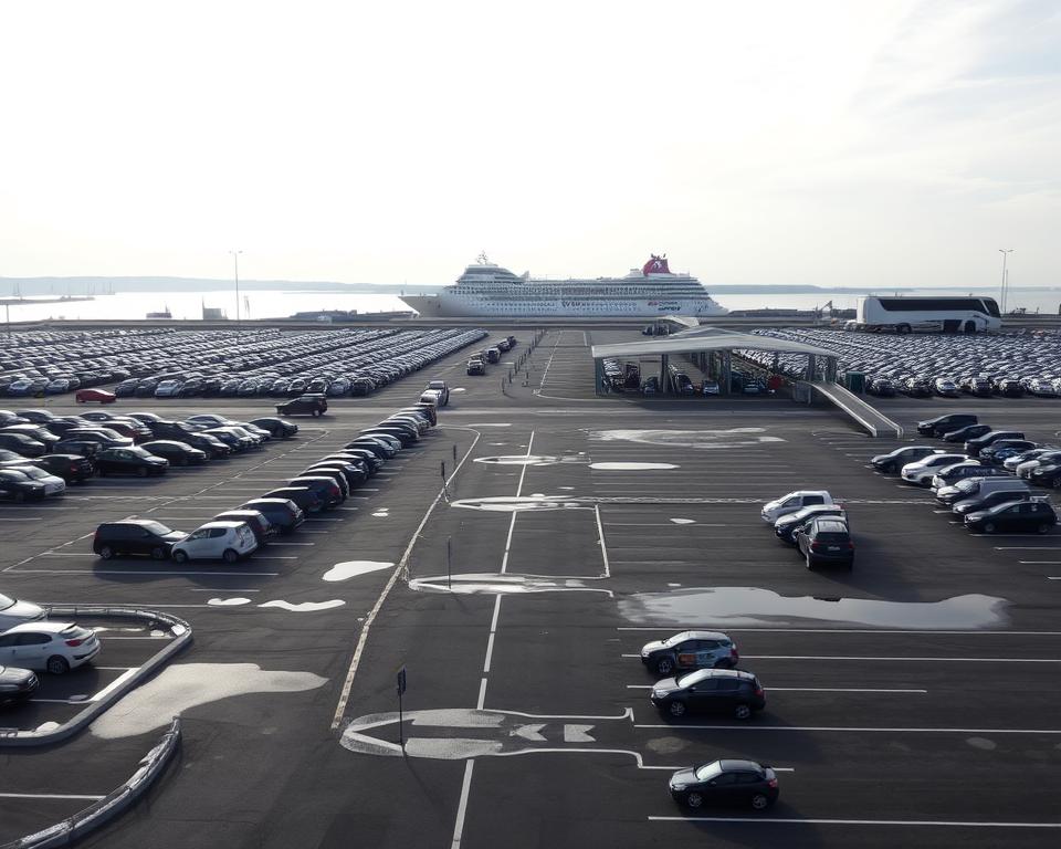 Parken Helsingör Fähre Infrastruktur