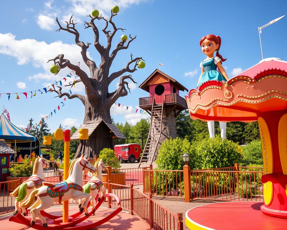 Pippi Langstrumpf Attraktionen im Vimmerby Themenpark