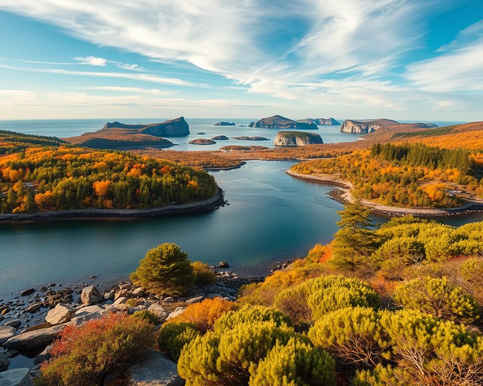 Schärenlandschaft Schweden Jahreszeiten