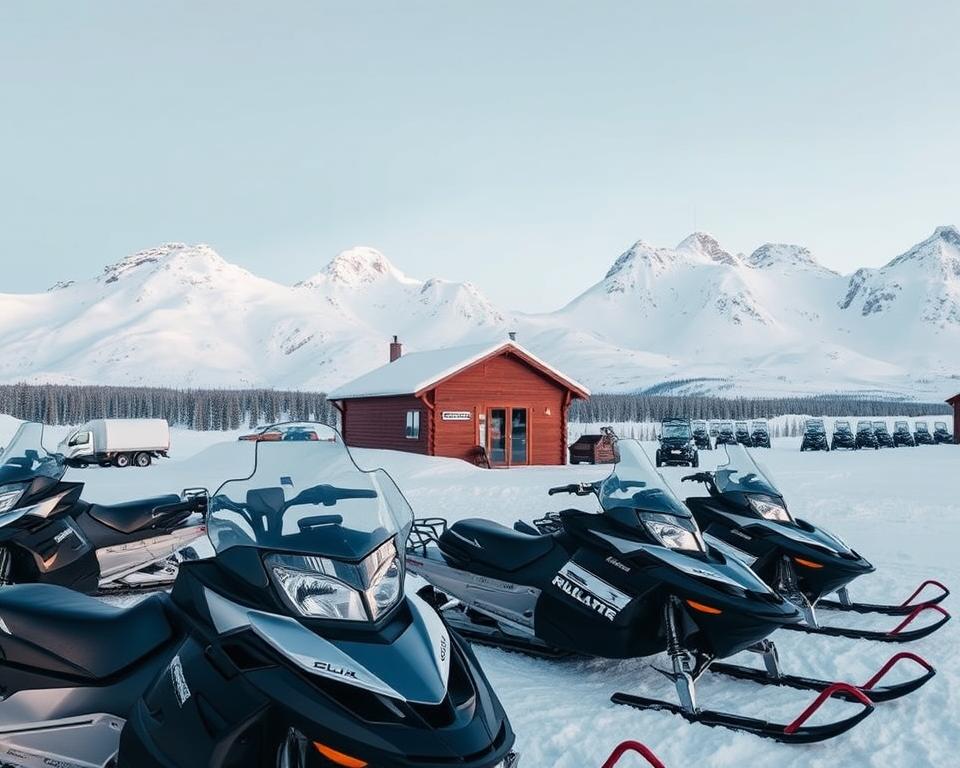 Schneemobil mieten Schweden Verleih