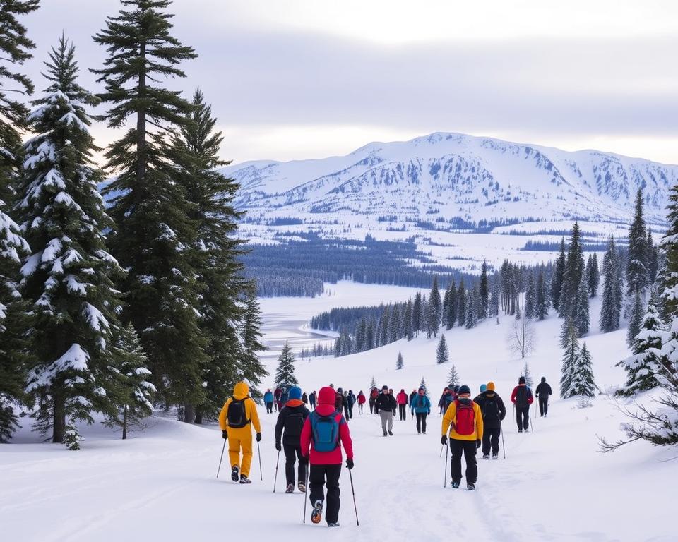 Schneeschuhwandern in Schweden Tourenvergleich