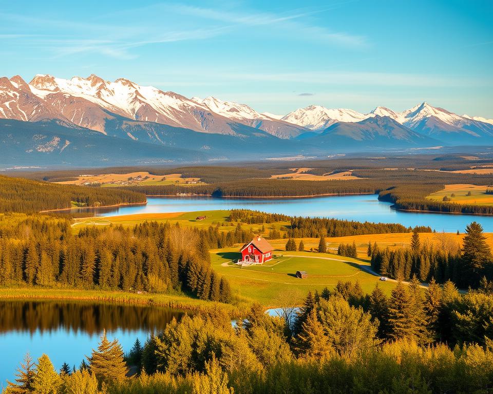 Schöne Orte in Schweden Landschaft