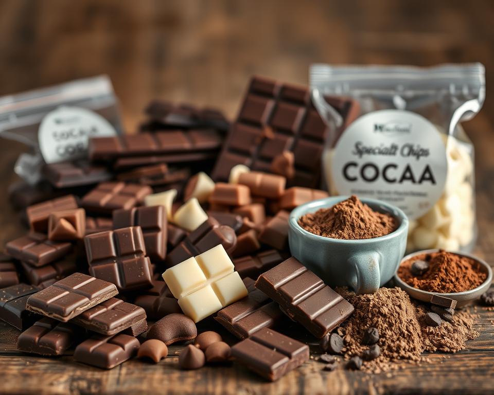 Schokoladensorten für Backzwecke