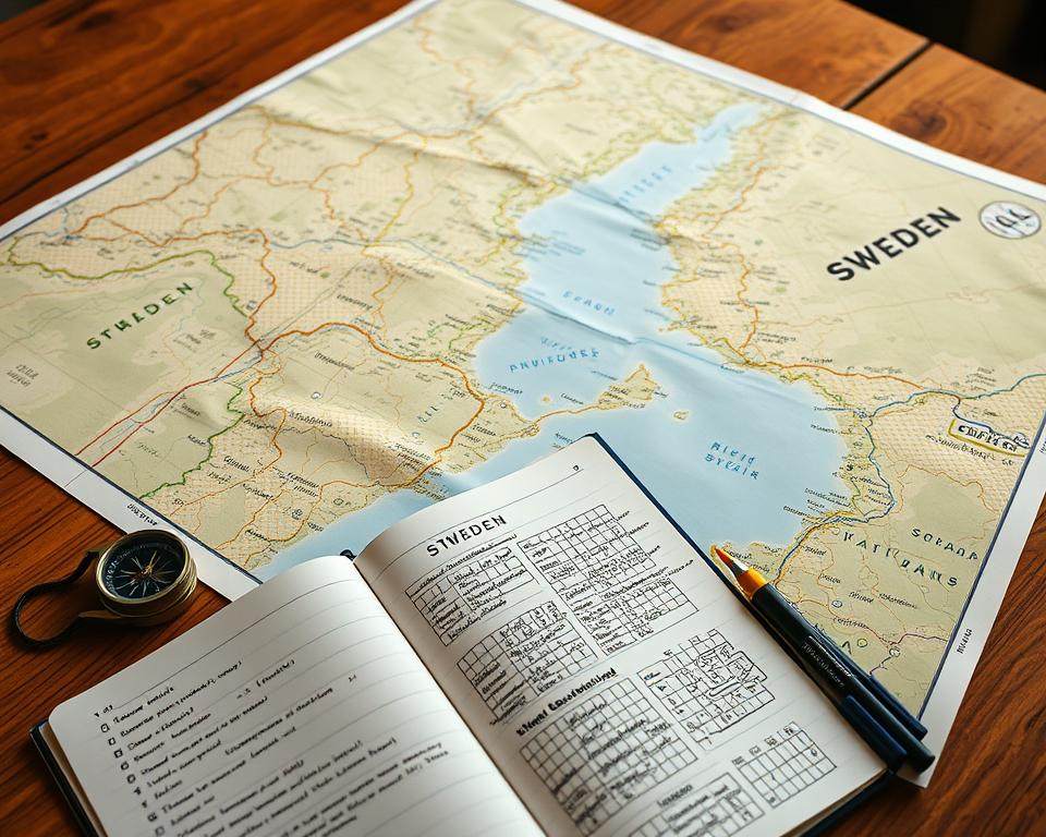 Schweden Routen planen Roadtrip Vorbereitung