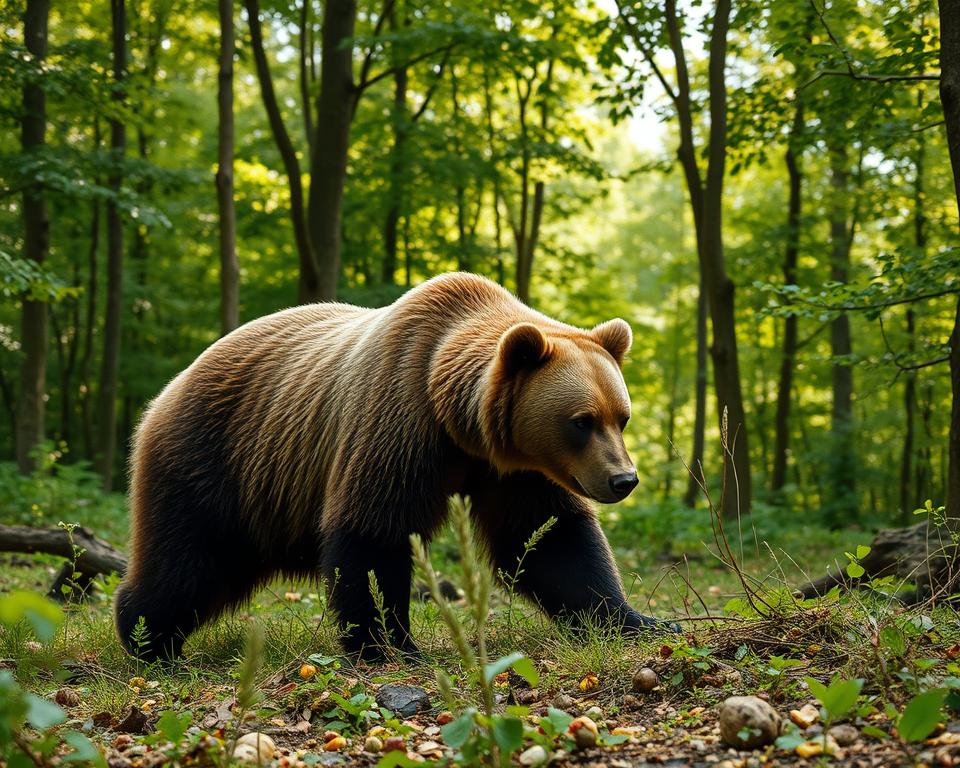 Schwedische Braunbären Ernährung